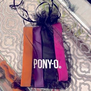 PONY-O ponytail holder for hair, set of four.